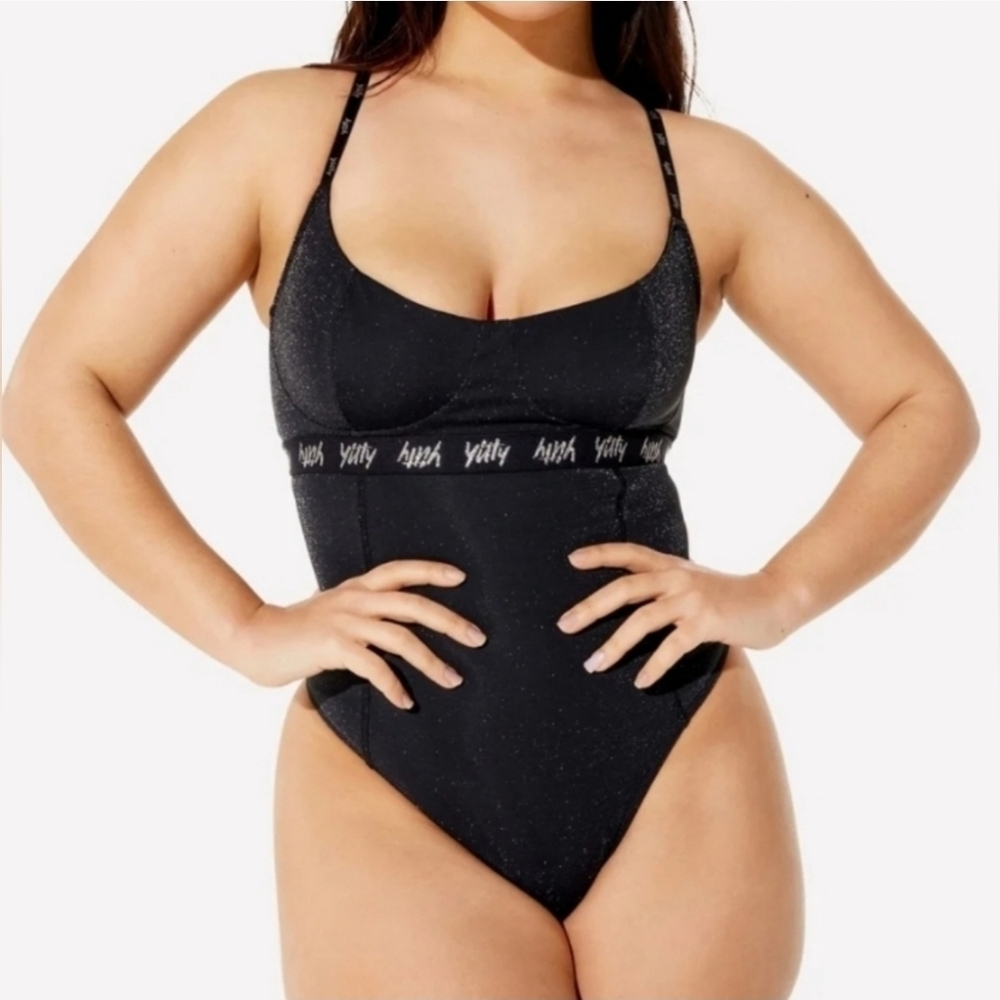 Yitty Shimmery Lurex Bodysuit — Size 2X | Supportive + Medium Compression